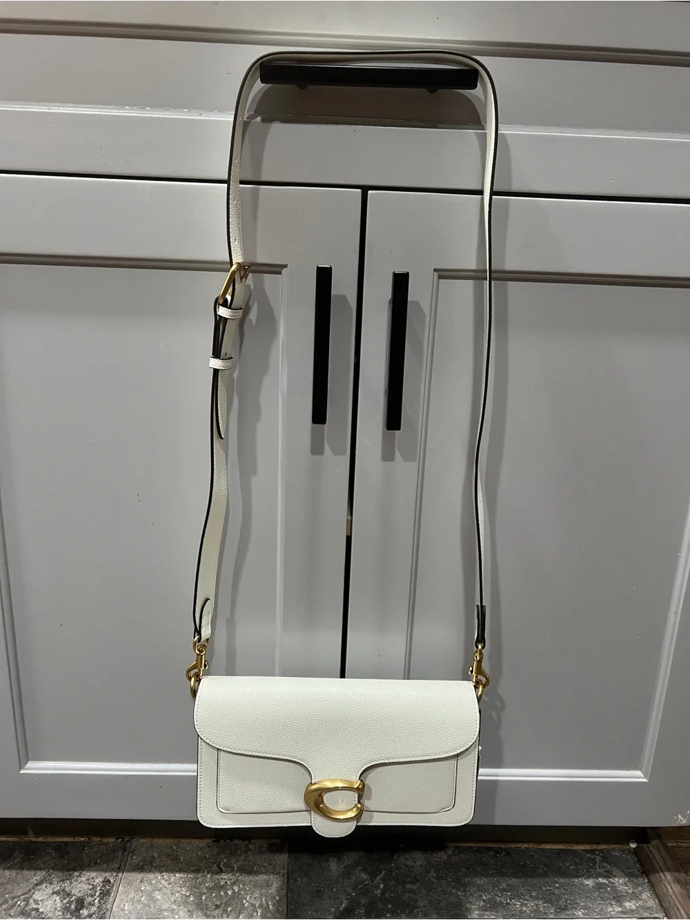 Coach Brass/Chalk Tabby Shoulder Bag 20 - Picture 4 of 5